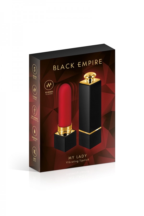 Mini vibro rouge à lèvres My Lady - Black Empire